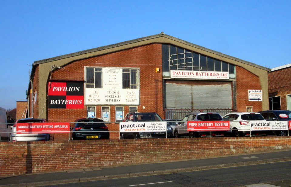Pavilion Batteries Ltd (Demolished 2017), 269 Old Shoreham Road, Hove (December 2016)