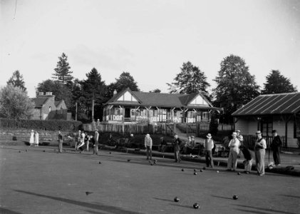 Pavilion and bowling green, Llandrindod (1293743)