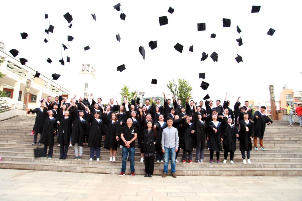 Students hat finish