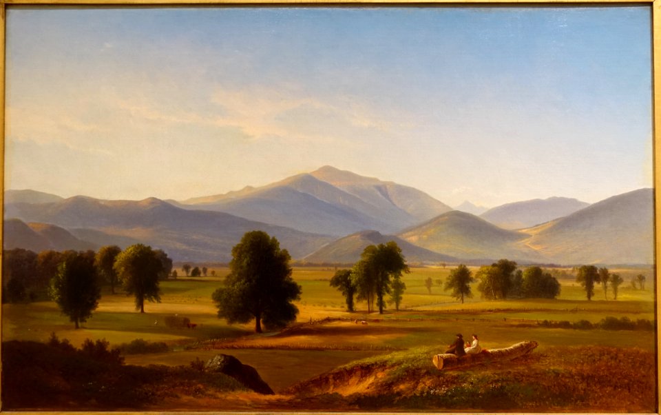 Peace and Harmony, Mount Washington from the Intervale, North Conway, by Benjamin Champney, 1865, oil on canvas - Peabody Essex Museum - DSC07101