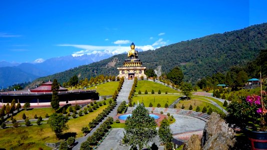 Peaceful Ravangla Buddha Park