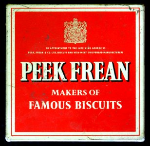 Peak Frean biscuits tin, pic1