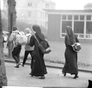 Pax Christi begonnen, circa 3000 deelnemers naar Den Bosch , nonnen te voet naar, Bestanddeelnr 916-2588