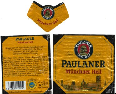 Paulaner Brauerei Gruppe GmbH - Paulaner Münchner Hell