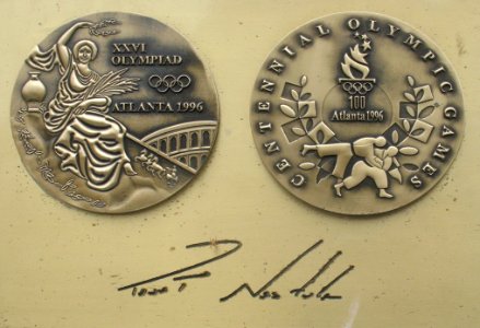 Paweł Nastula medal & autograph