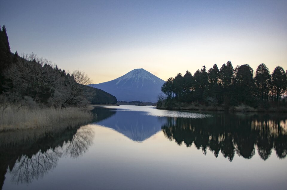 Lake tanuki japan fuji