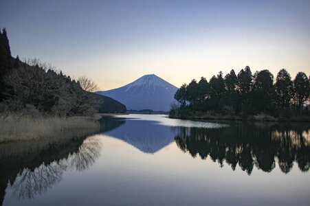 Lake tanuki japan fuji photo