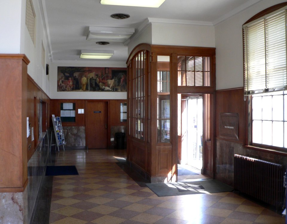 Pawnee City post office interior 2
