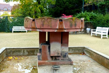 Paula-Ludwig-Platz-Brunnen - Mathildenhöhe - Darmstadt, Germany - DSC01611