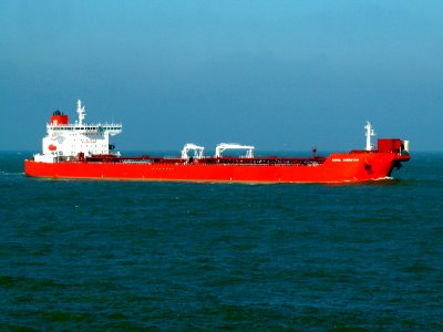 Pavel Chernysh p3-1 approaching Port of Rotterdam, Holland 25-Feb-2006