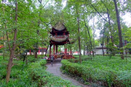Pavilion - Wenshu Monastery - Chengdu, China - DSC05095