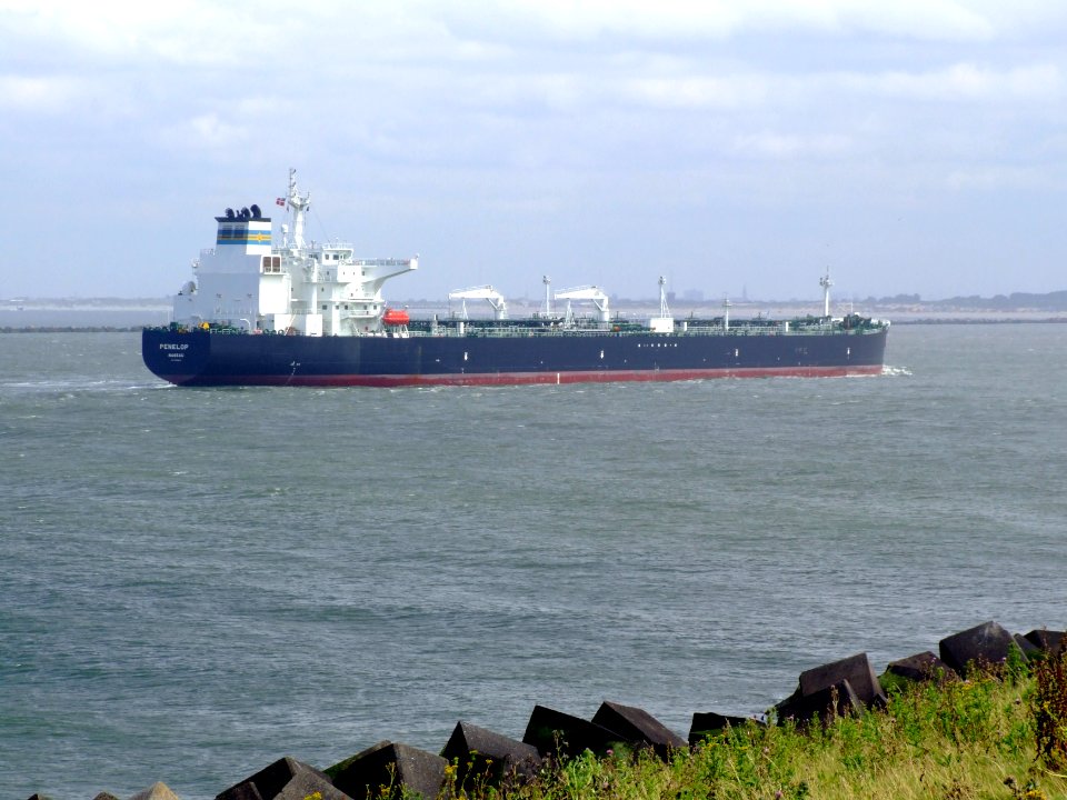 Penelop p12 approaching Port of Rotterdam, Holland 14-Jul-2007