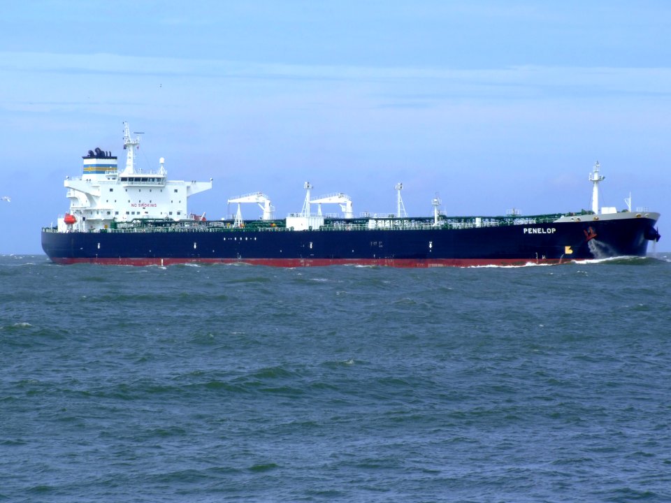 Penelop p05 approaching Port of Rotterdam, Holland 14-Jul-2007