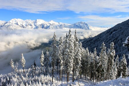 South tyrol clouds landscape