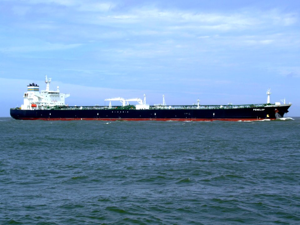 Penelop p07 approaching Port of Rotterdam, Holland 14-Jul-2007