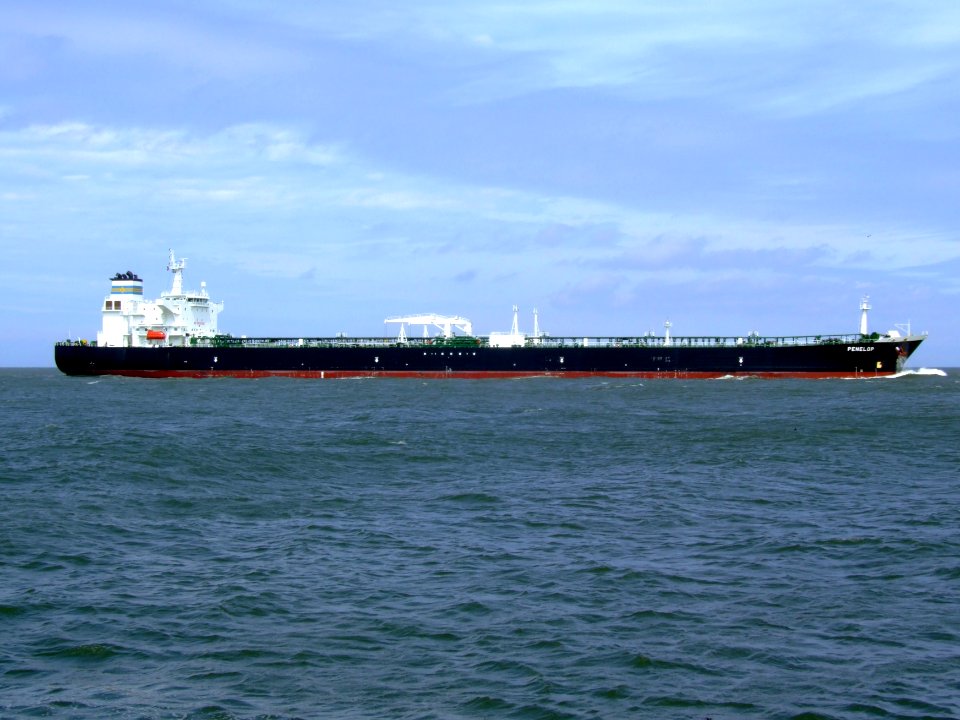 Penelop p09 approaching Port of Rotterdam, Holland 14-Jul-2007