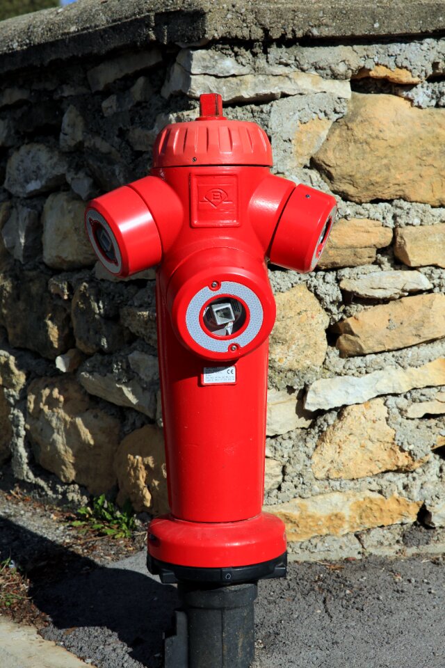 Urban furniture red security