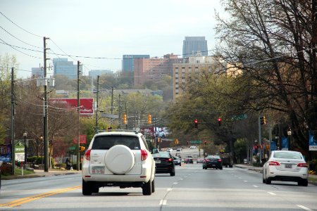 Peachtree Road, Atlanta, March 2017 photo