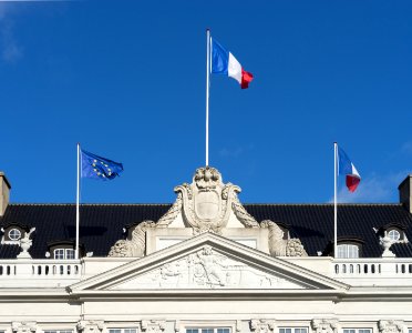 Pediment french embassy Copenhagen