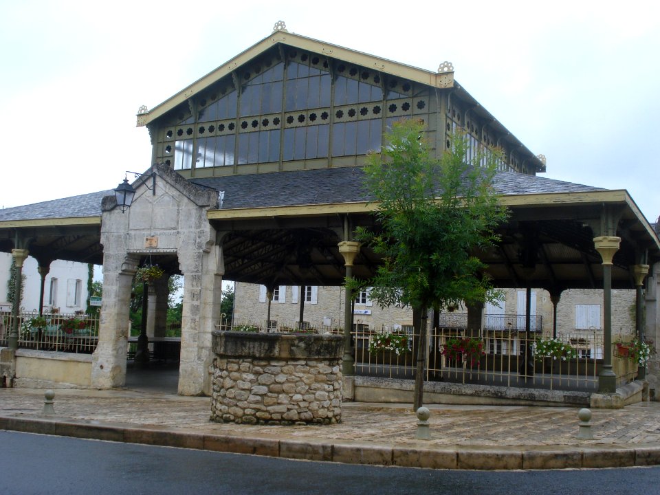 Pellegrue (Gironde, Fr), les Halles