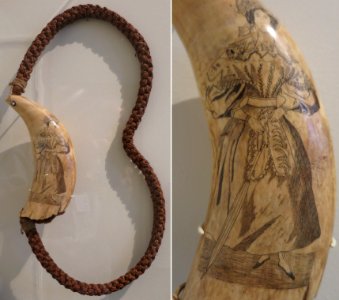 Pendant (tabua), Fiji, c. 1835-1840, Honolulu Museum of Art, 4972.1