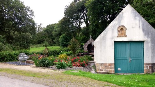 Pencran - Route de la Fontaine - Fontaine de la Vierge