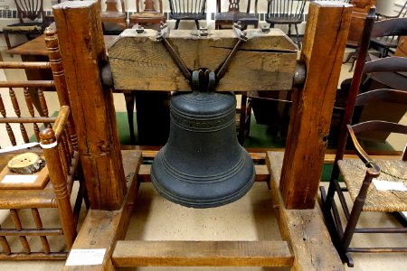 Paul Revere Bell, from the Nortolk County Court House, made in 1796 - Dedham Historical Society - Dedham Massachusetts - DSC04146