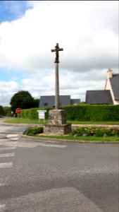 Pencran - Route de la Fontaine - Calvaire, à l'intersection de la voie communale numéro 1 de Keranna