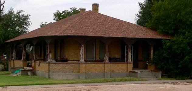 Penick house (Texhoma, Oklahoma) from SE 3