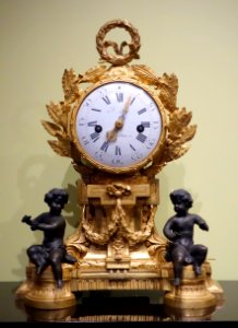 Pendule (wall clock), Jean-Baptise Duluc, Paris, c. 1770 - Mathematisch-Physikalischer Salon, Dresden - DSC07948
