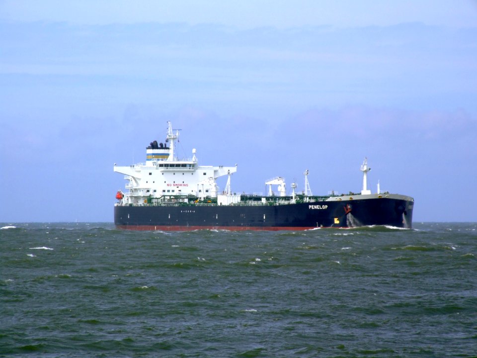 Penelop p02 approaching Port of Rotterdam, Holland 14-Jul-2007