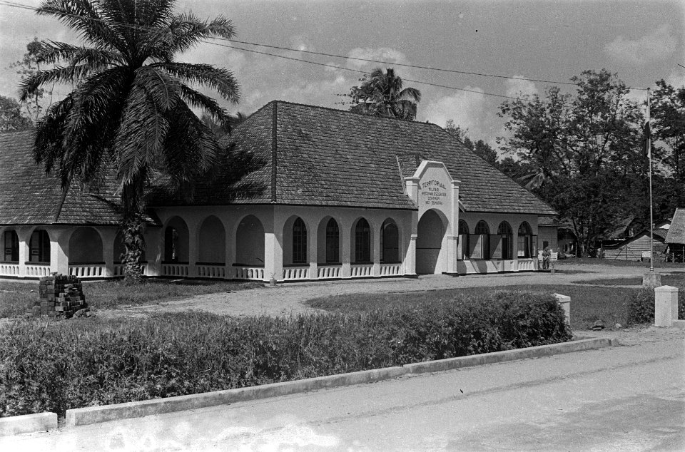 Pematang Siantar op 15 januari 1948 werd alhier het Territoriaal Militair Recon, Bestanddeelnr 1400