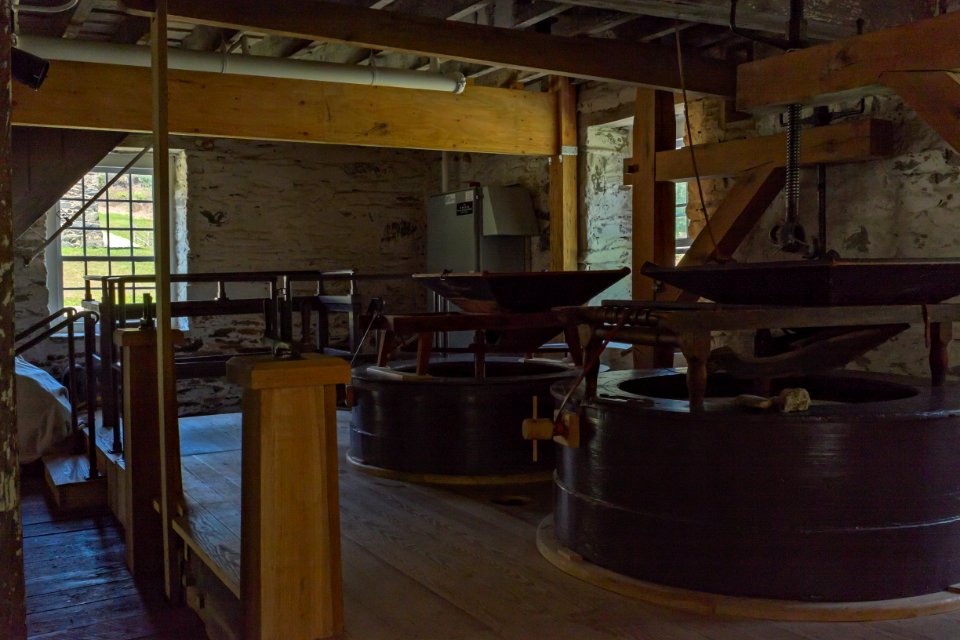Peirce Mill Millstones in place