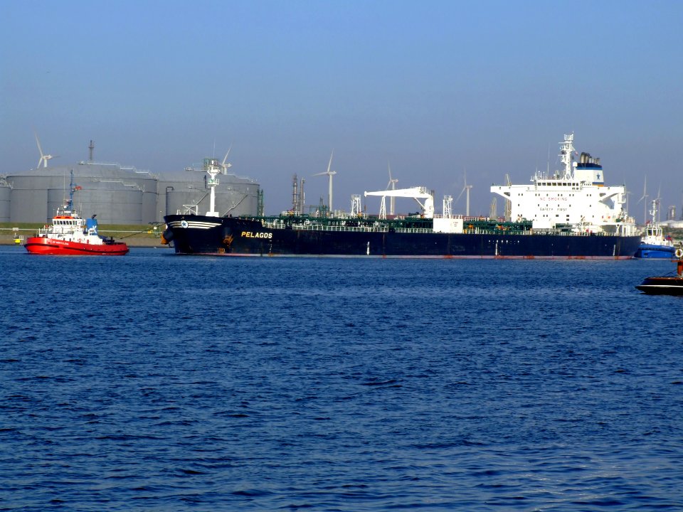Pelagos IMO 9299898 p1 at the Caland canal, Port of Rotterdam, Holland 04-Aug-2007