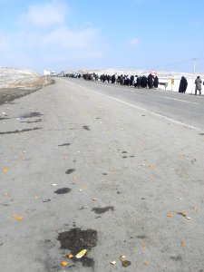 Pedestrian pilgrims from Nishapur to Mashhad(18)