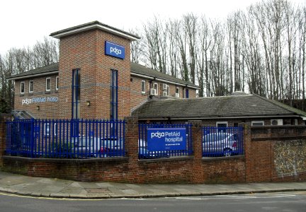 PDSA PetAid Hospital at Robertson Road, Preston Village, Brighton (January 2011)