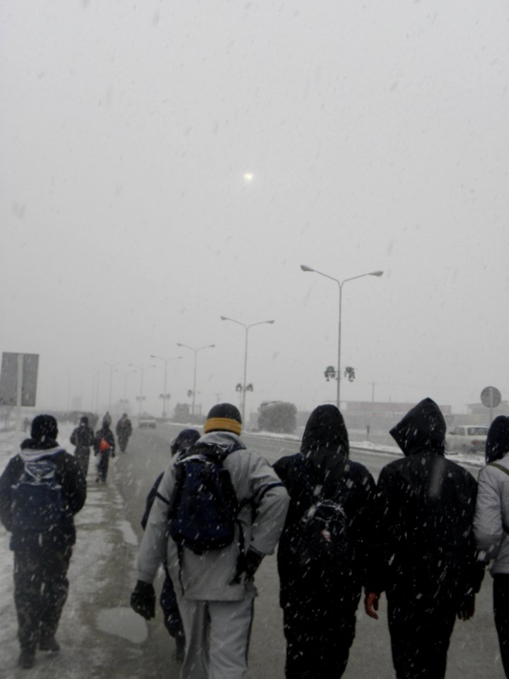 Pedestrian pilgrims from Nishapur to Mashhad(9)