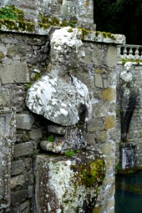 Pegasus Fountain detail - Villa Lante, Bagnaia, Italy - DSC01744