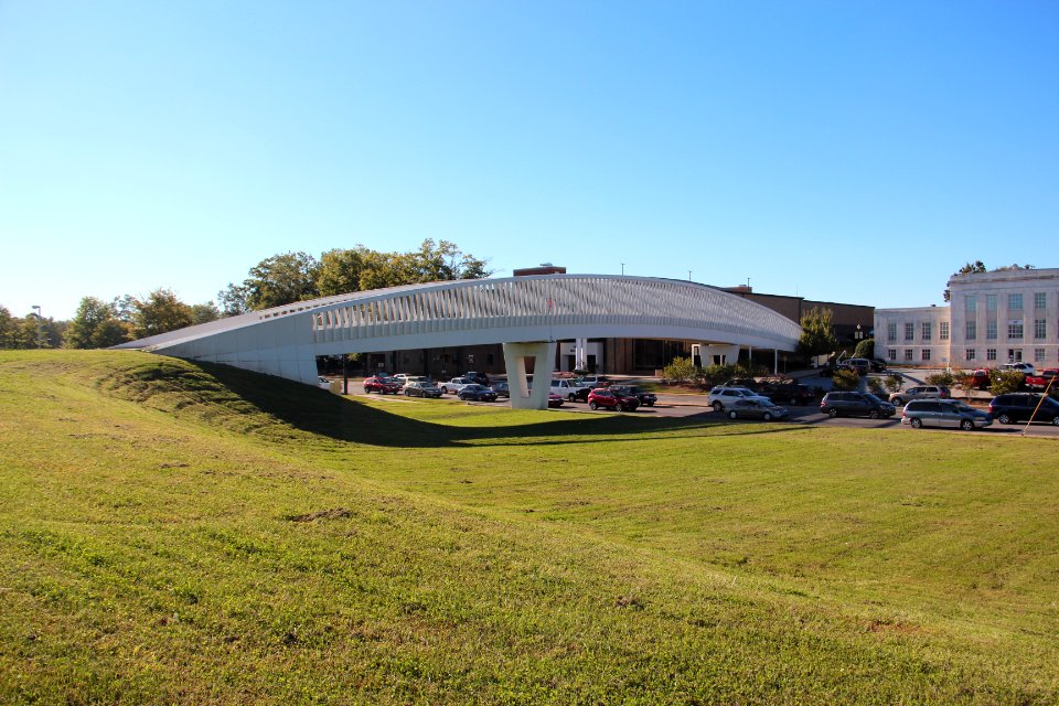 Pedestrian bridge, Gainesville, GA Oct 2017 photo