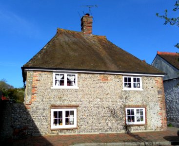 Pelham Cottage, Wish Hill, Willingdon (NHLE Code 1293699) (April 2011)