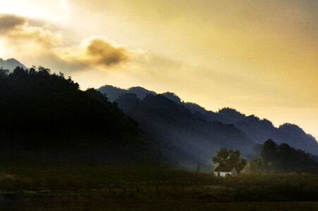 Lanscape mountain country