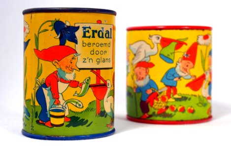 Peli-Erdal schoencreme, Crème pour chaussures, spaarpot blikje, foto 1