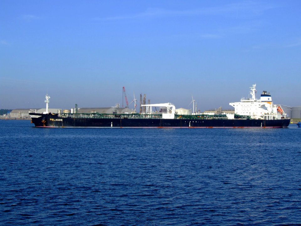 Pelagos p3 at the Caland canal, Port of Rotterdam, Holland 04-Aug-2007