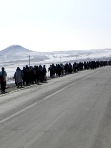 Pedestrian pilgrims from Nishapur to Mashhad(15)