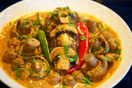 Recipe beef with mushrooms chili pepper