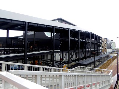 Pedestorian bridge to ÆON MALL Kyoto Katsuragawa (1)