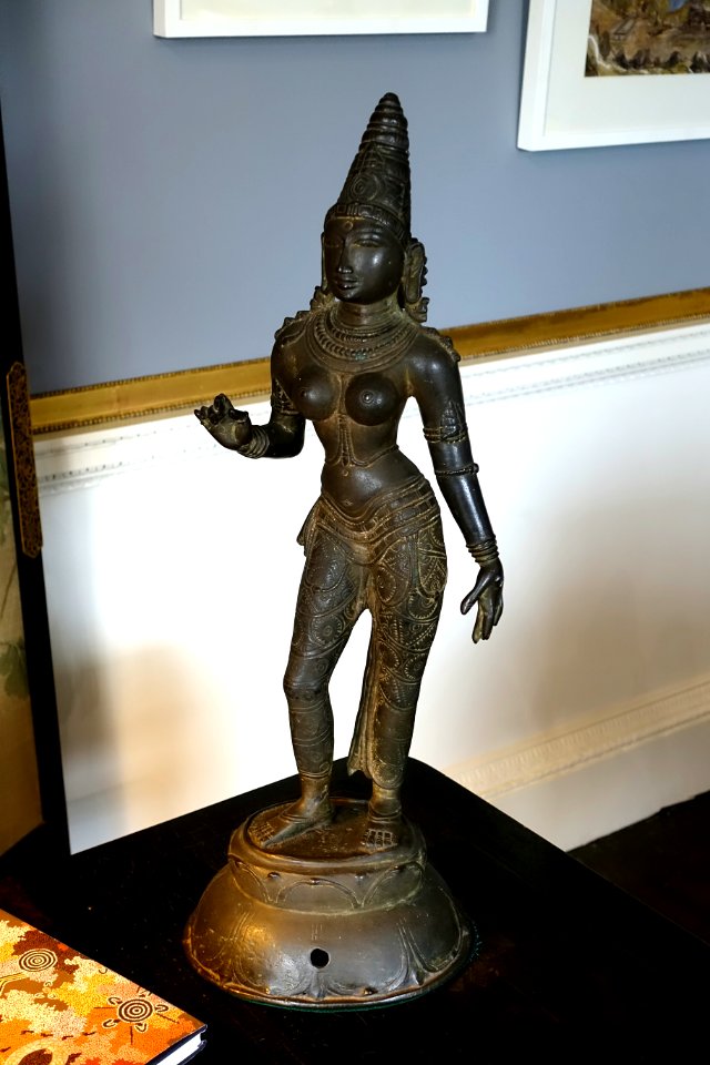 Parvati, India, 11th century AD, bronze - Lord Harewood's Sitting Room - Harewood House - West Yorkshire, England - DSC01771