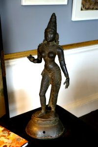Parvati, India, 11th century AD, bronze - Lord Harewood's Sitting Room - Harewood House - West Yorkshire, England - DSC01771