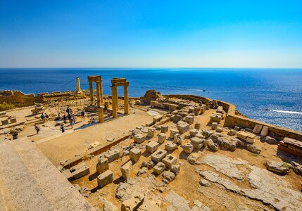 Rhodes greece sea photo