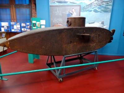 Paterson Museum (NJ) images (45) number 35 Early submarine